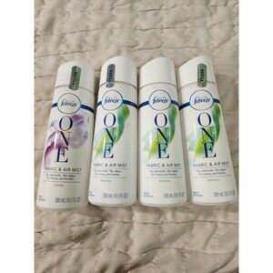 Lot of 4 Febreze One Fabric Air Mist Discontinued Refresher Refills 10.1oz